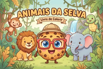 Capa Animais da Selva do Bibi