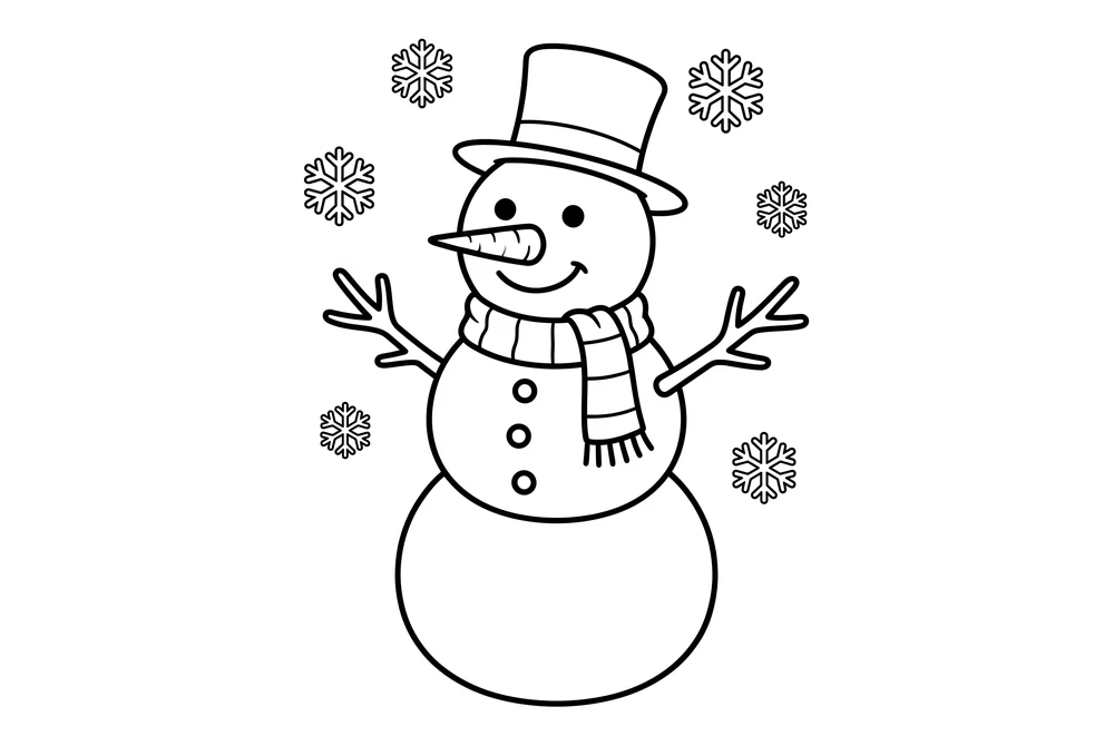 Página para colorir 3 — O Natal do Bibi