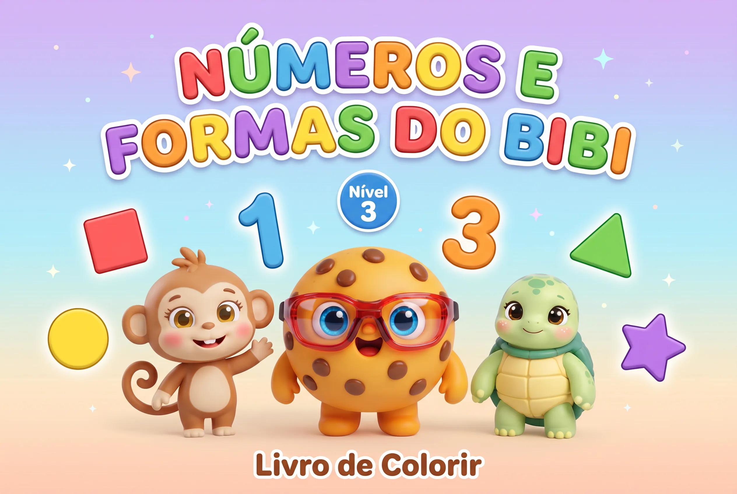 Capa do livro Números e Formas do Bibi